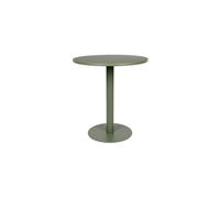 Table bistro en métal vert, ronde, 2 places - Zuiver, Metsu - Ø70x76 cm