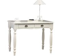 ACTUAL DIFFUSION Windsor Table Blanche à écrire Charme, Pin, Blanc, 53,3x100x74,7 cm