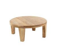Table bois naturel h.34cm