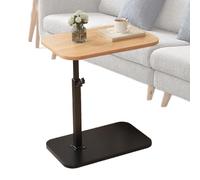 Table C, petite table d'appoint, rotation à 360 degrés, table d'appoint de canapé, table d'appoint de lit, bureau d'ordinateur portable 40 x 30 cm, pour salon, chambre à coucher, bureau et petits