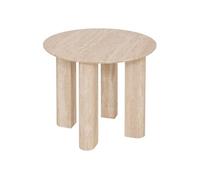 Table d appoint Anaya beige 50,5x50,5cm - Atmosphera createur d'interieur