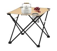 Table Camping Portable - Bureau Carré Pliant Léger Et Imperméable | Table De Plage Portable - Pour Bateau Camping-Car Tente Voyage Sol Patio Jardin Terrasse Balcon Bord De Piscine Lac Rivière Pêche