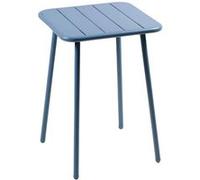 Concept Usine – Table de jardin Bergame – Carrée 2 places 50×50 cm Acier Bleu