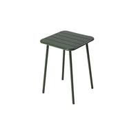 Concept Usine – Table de jardin BERGAME 2 places acier 50x50 cm vert résistante intempéries