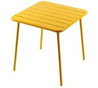 Bergame - Table Carrée 4 Places 70x70cm Jaune