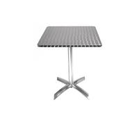Table carrée à plateau basculant Inox Bolero 600 mm - Meuble de jardin