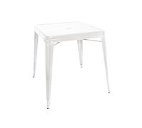 Table Carrée en Acier 668 mm Bolero Bistro Blanc G