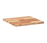 Table carrée en bois d'acacia 40 x 40 x 2 cm, bois dur massif, finition huile naturelle, surface de bureau durable, comptoir polyvalent, pour la maison ou le travail