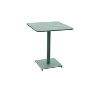 Hespéride - Table de Jardin Carrée Phuket Vert Olive - 2 Places - Acier Traité Epoxy Traitement Antirouille Renforcé