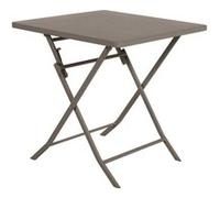 Table carrée pliante Greensboro 2p tonka Hespéride Marron G