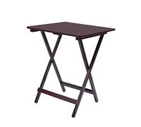 Table carrée Pliante Table portative pour Enfants Table de Chevet en pin Simple Table de Jardin en Noyer Table de jardinière (Taille : 48 * 36 * 65cm)