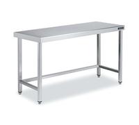 Table Centrale en Inox avec renforts Profondeur 700 mm Distform Blanc G