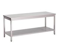 Table Centrale Inox - ASI 304 - Gamme 700 - Gastro M - 1800x700 inox G
