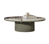 Table Centrale Moderne Table Basse Ronde for Salon, Maison, Petit Appartement Moderne, Table à thé, Chambre Coucher Table de Bout Basse