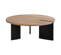 Table Centrale Moderne Table d'appoint de Chambre à Coucher, Table Basse de Luxe Nordique légère, Meuble de Salon, Maison Simple, Table Basse Ronde rétro créative Table de Bout Basse(M90*35cm)
