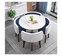 Table Chaise Encastrable,Table Ronde Table Et Chaise Table A Manger avec 4,Table Basse Ensemble De Table À Manger pour 4 Personnes,Table À Manger d'affaires Ensemble De 5 Pièces,Convient Aux Cafés (C
