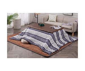 Table Chauffante Kotatsu Table Cuisinière Japonaise Table Kotatsu Chauffante Tatami Table Maison Baie Vitrée Table Basse Table Chauffante (Color : B, S : 120x80x45cm)
