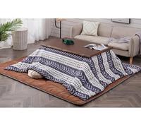 Table Chauffante Kotatsu Table De Poêle Jaese Table De Chauffage Kotatsu Table De Tatami Maison Baie Vitrée Table Basse Table Chauffante, B, 120x80x45cm