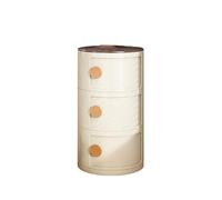 Table Chevet,Boîtes Rangement,able d’Appoint Style Moderne Commode 3 Tiroirs,Moderne,pour Chambre Coucher Off-white