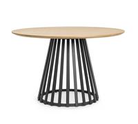 Table Cillian D120 Noir/Naturel