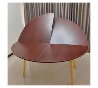 Table circulaire pliable pour intérieur et extérieur, pour 6 à 16 personnes, design en 4 parties, idéal pour les banquets et les fêtes