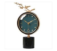 Table Clock Table Clock Modern Decoration Clock Silent Quartz Clock Light Luxury Brass Desk Clock Home Living Room Desktop Ornaments Shelf Clock