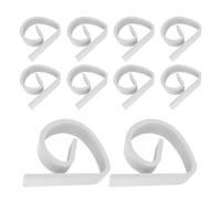 Table Cloth Clips, 10 Pack Colorful Table Cover Holders, Anti Slip Small Tablecloth Clamps, Interactive Portable and Reusable Clip for Picnic, Party, Wedding, Buffet, Dinner Use 1.85x1.46x0.47 Inches