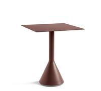 Table Conique Palissade L65 Rouge Fer