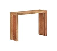 vidaXL Table console 351650 — 110x30x76 cm bois massif d'acacia Marron