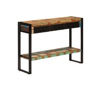 Table Console 110x30x76 cm Bois Massif de Récupération Table d'Appoint vidaXL