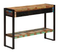 Table Console 110x30x76 cm Bois Massif de Récupération Table d'Appoint vidaXL