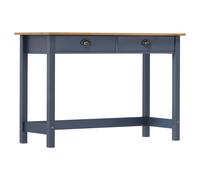 Table Console avec 2 Tiroirs Couloir Entrée Intérieur Bois de Pin Massif vidaXL
