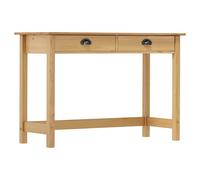 Table console Hill avec 2 tiroirs 110x45x74 cm Bois pin massif