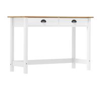 Table console Hill avec 2 tiroirs 110x45x74 cm Pin solide