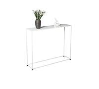 Table console avec cadre en métal pour couloir, canapé, vitrine
