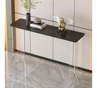 Table console avec pieds en acrylique transparent pour entrée, canapé derrière canapé dans le salon, le couloir, le foyer