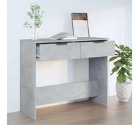 vidaXL Table console 90x36x75 cm Bois d'ingénierie Noir
