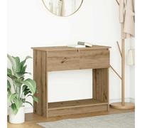 Table console avec tiroirs vieux bois 85,5x38,5x74,5 cm table d'entrée vidaXL