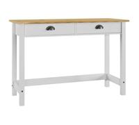 Table console - BEL - Hill Range - Bois massif - 2 tiroirs - 110x45x74 cm