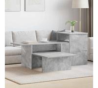 Table console béton gris en bois 91,5 x 35 x 38,5 cm avec espace de rangement, table d'appoint étroite pour couloir, couloir, salon, buffet moderne pour entrée et bureau