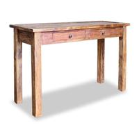 Table Console Bois De Récupération Massif 123 X 42 X 75 Cm Marron