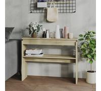 Table Console Bout de Canapé Salle de Séjour Gris Béton Bois d'Ingénierie vidaX
