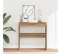 Table Console Bout de Canapé Salle de Séjour Gris Béton Bois d'Ingénierie vidaX