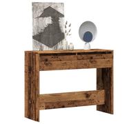 vidaXL Table console Vieux bois 100×35×76,5 cm Bois d'ingénierie Multicolore
