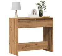 vidaXL Table console chêne artisanal 89x41x76,5 cm en bois d'ingénierie 856775
