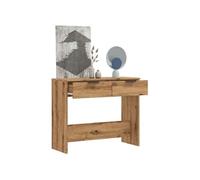 vidaXL Table console chêne artisanal 90x36x75 cm bois d'ingénierie, bout de canapé, table de couloir, derrière la table de 856946