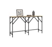 Table Console, Bout de Canapé avec Pieds, Table d'Appoint, Meuble de Salon Entrée, Industriel, Chêne Sonoma Bois d'Ingénierie