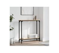 Table Console Table de Couloir Bout de Canapé Entrée Bois d'Ingénierie vidaXL