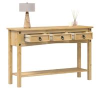 vidaXL Table Console Corona 114x34,5x73 cm Bois de pin Massif, Table de canapé, Table d'appoint, Table Console de Couloir, Table d'entrée
