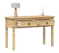 Vidaxl Table Console Corona 115x46x73 Cm Bois De Pin Massif Marron